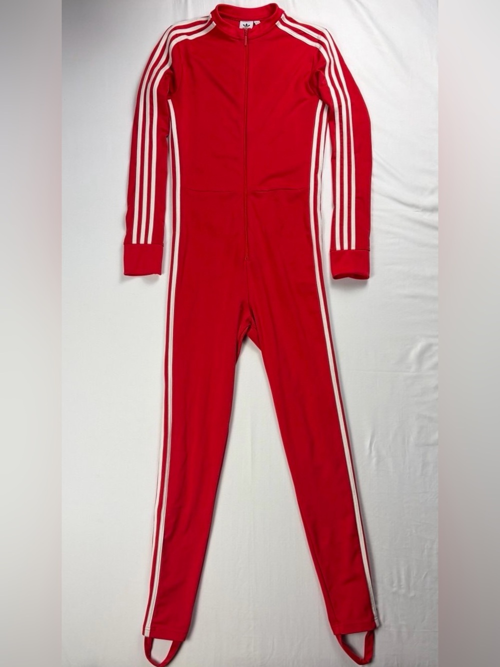 Rare adidas Originals Stage Jumpsuit Red L Kendall Jenner Style
